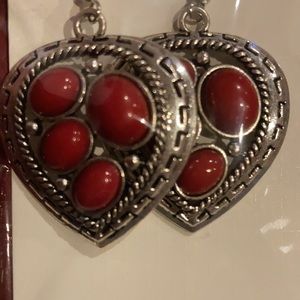 Wild Heart Red Earrings